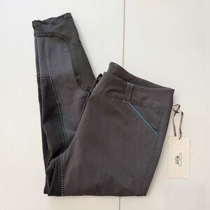 NWT Piper by Smartpak Equestrian Grey Full Seat Women’s Breeches Size 36